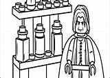 Potter Lego Harry Coloring Pages Coloring4free Printable sketch template