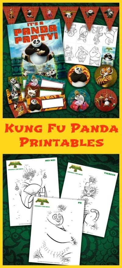 Kung Fu Panda 3 Printables See It In Theaters January