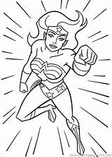 Wonder Woman sketch template