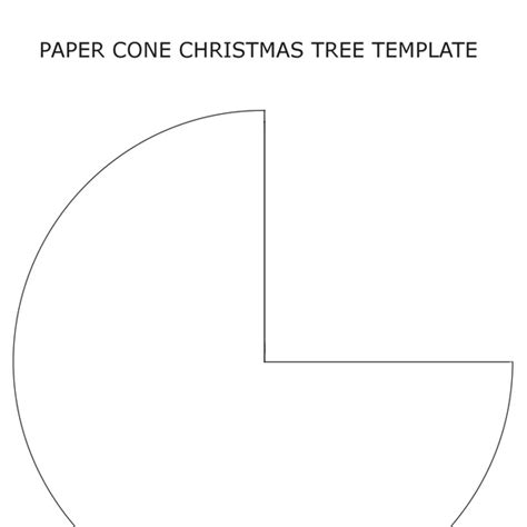 paper cone christmas tree template messy  monster shop