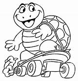 Coloring Pages Funny Turtle Kids Animal Printable Colouring Color Print Adult Books Book Turtles Para Coloriage Animals Ausmalbilder Animaux Tiere sketch template