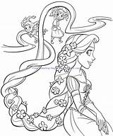 Baby Coloring Rapunzel Pages Getdrawings sketch template
