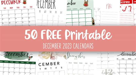 printable december  calendar  calendar  update