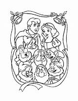 Snow Coloring Kids Pages Dwarfs Disney Seven Colorare Da Funny Library Clipart sketch template