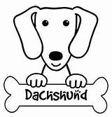 Dachshund Coloring Pages Getcolorings Printable Color Getdrawings sketch template