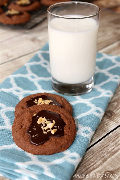 chocolate peanut butter cookies i heart kitchen