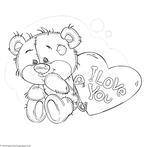 teddy bear love collection  coloring pages getcoloringpagesorg