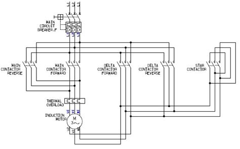 motor starter wiring schematic