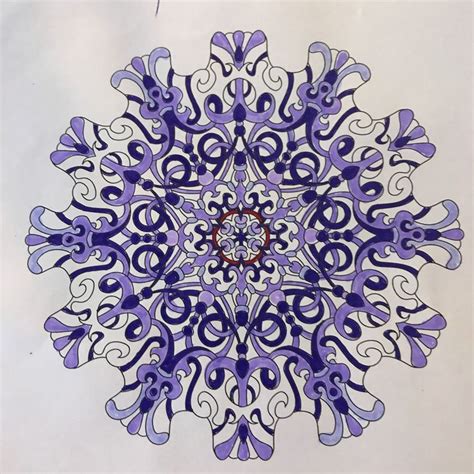 pin  libratpdx  coloring  good therapy mandala fractals color
