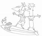 Ferb Phineas Coloring Pages Printable Kids Sheets Luck Charlie Good Print Bestcoloringpagesforkids Popular sketch template