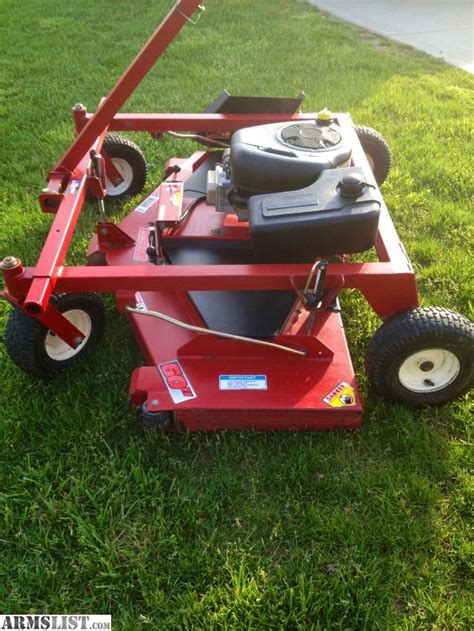 Armslist For Sale Trade Swisher 60 Pull Behind Atv Mower 14 5hp