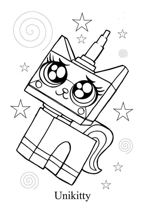 lego unikitty coloring pages lego coloring pages lego  coloring