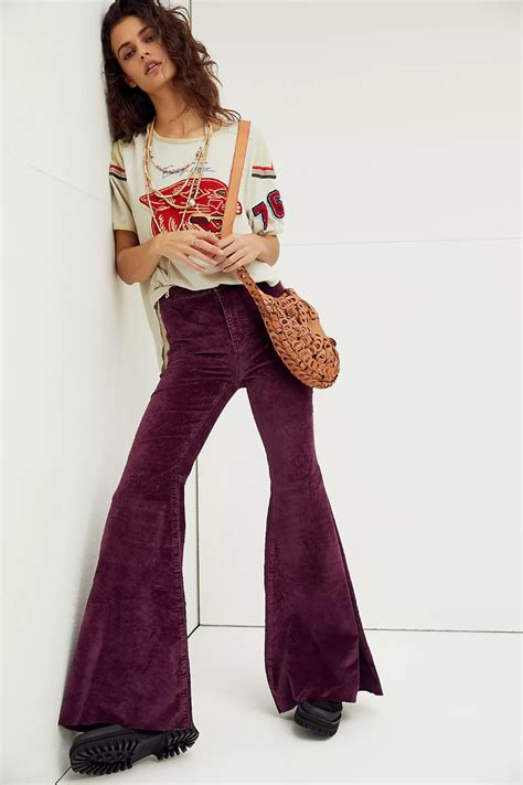 Just Float On Velvet Flare Jeans In 2021 70s Inspired Fashion 70s