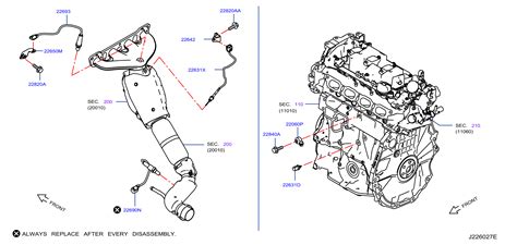 nissan rogue sport bracket exhaust gas temperature sensor cvt engine manual