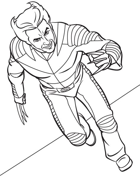 superhero coloring pages printable