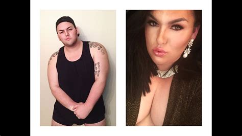 Male To Female Makeup Transformation Full Body Bios Pics