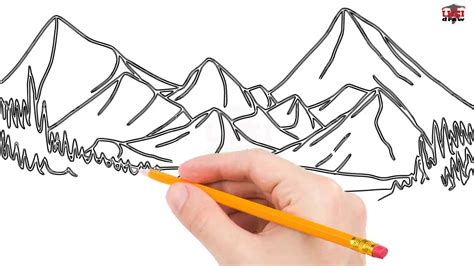 beginners easy simple mountain drawing drawing  beginners easy