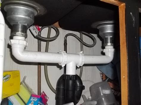 double kitchen sink plumbing installation tutorial pics