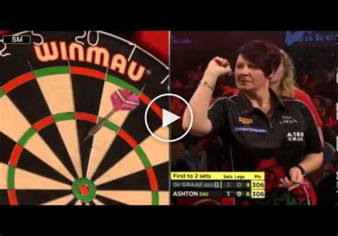 woman darts match  sportvideostv