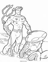 Aquaman Coloring Pages Lego Getcolorings sketch template