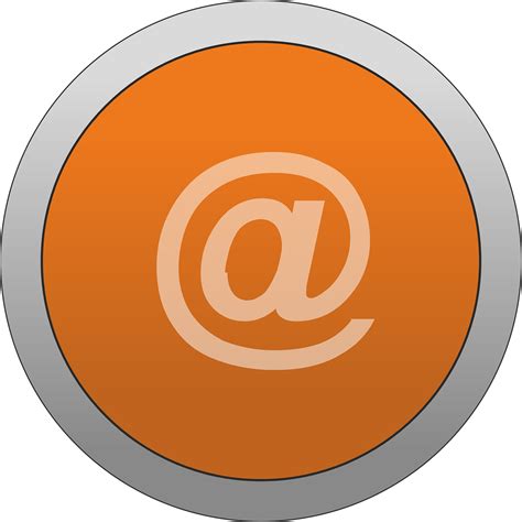 email button icon  vector graphic  pixabay