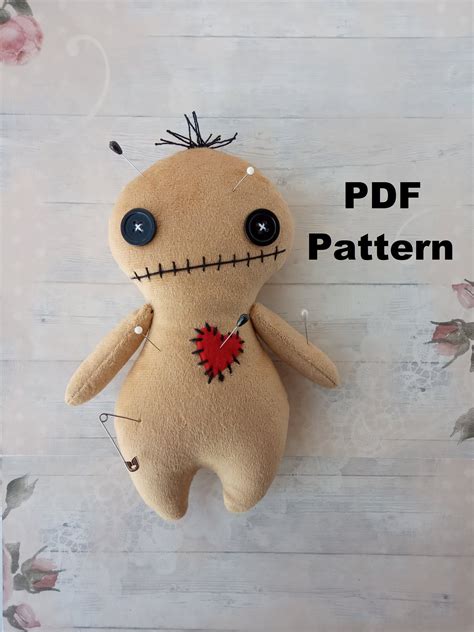 printable voodoo doll sewing pattern printable word searches