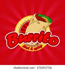 burrito hot spicy mascot logo modern stock vector royalty   shutterstock