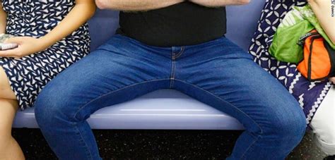 on being caught manspreading gold comedy