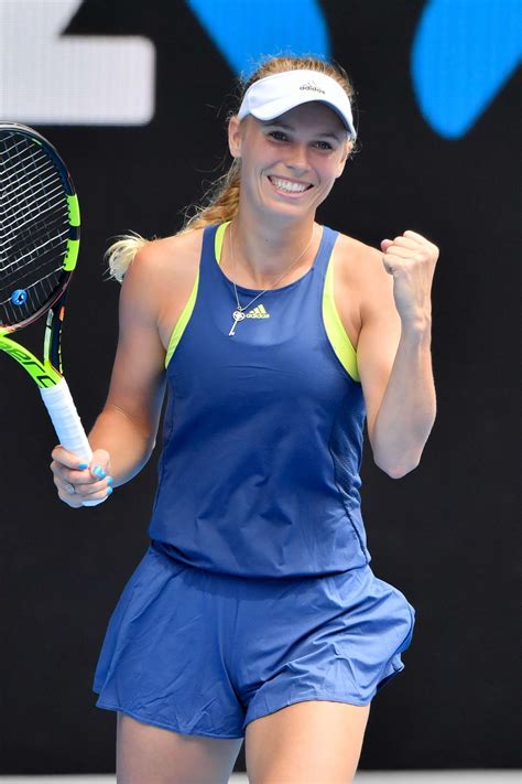 Caroline Wozniacki 2018 Australian Open In Melbourne Day 7