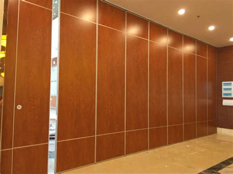 acoustic operable sliding foldable partition wall panels mdf laminate