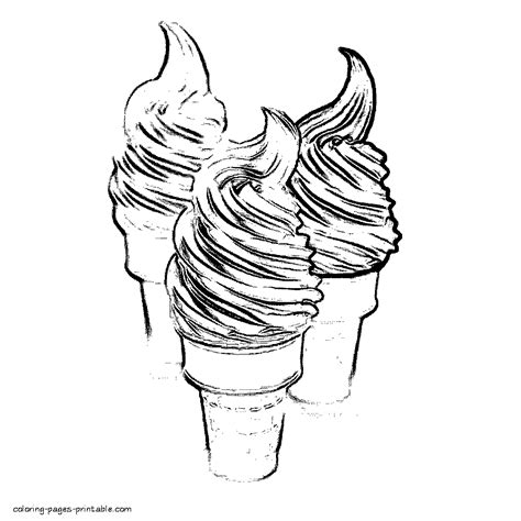 ice cream coloring pages  print coloring pages printablecom