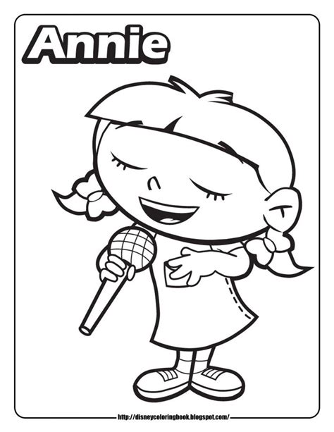 orphan annie coloring pages coloring home