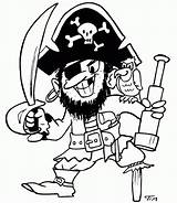 Pirate Captain Drawing Coloring Newlin Kids Tim Pirates Classic Gif Drawn Tt sketch template