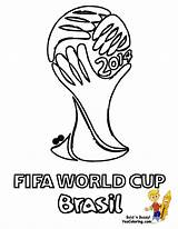 Coloring Pages Soccer Fifa Logos Cup Printable Football Futbol Para Brazil Colouring Kids Boys Yescoloring Badge Color Uefa Madrid Imprimir sketch template