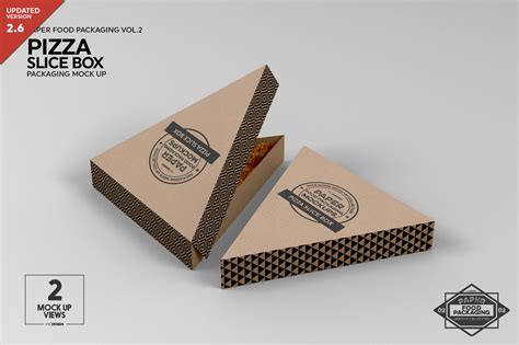 pizza slice box packaging mockup   design studio thehungryjpegcom