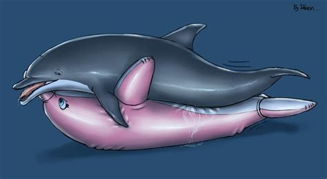 rule 34 ambiguous gender blue eyes cetacean dolorcin dolphin dripping feral inflatable looking