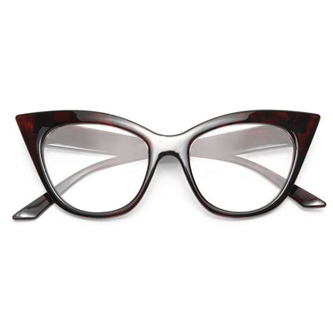 taryn pointed cat eye clear glasses cosmiceyewear