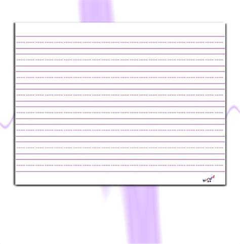 primary lined paper landscape educational writing tool