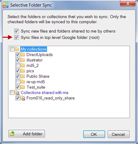 control  selecting  syncs syncdocs   google drive app
