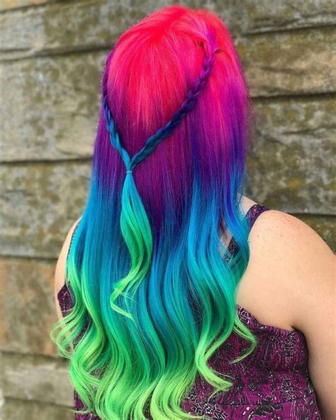 36 awesome women rainbow hair colors ideas perfect for this summer