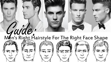 choose  hairstyle   face shape  men   pick