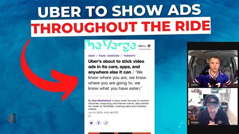 uber  start showing ads  passengers    trips youtube