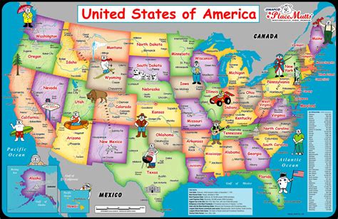 united states map  vacation spots fresh  travel map usa major tourist attractions maps