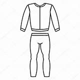 Tracksuit sketch template