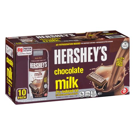 hersheys gluten   reduced fat chocolate milk  fl oz