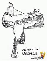 Saddle Western Drawing Coloring Pages Cowboy Horse Fathers Getdrawings Saddles Boots Choose Board Hats Adult sketch template