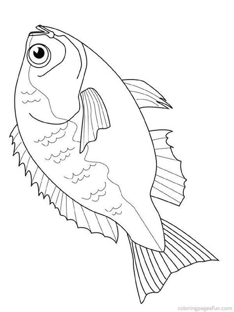 coloring page  fish youngandtaecom   animal coloring pages