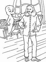 Casper Coloring Pages Popular sketch template