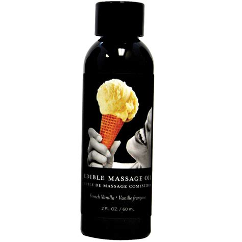 earthly body edible massage oil vanilla 2oz viking wholesale x