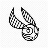Snitch Quidditch Getdrawings Flying Schnatz Thenounproject sketch template